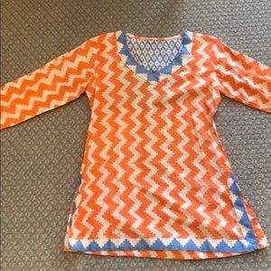 Geometric summer tunic